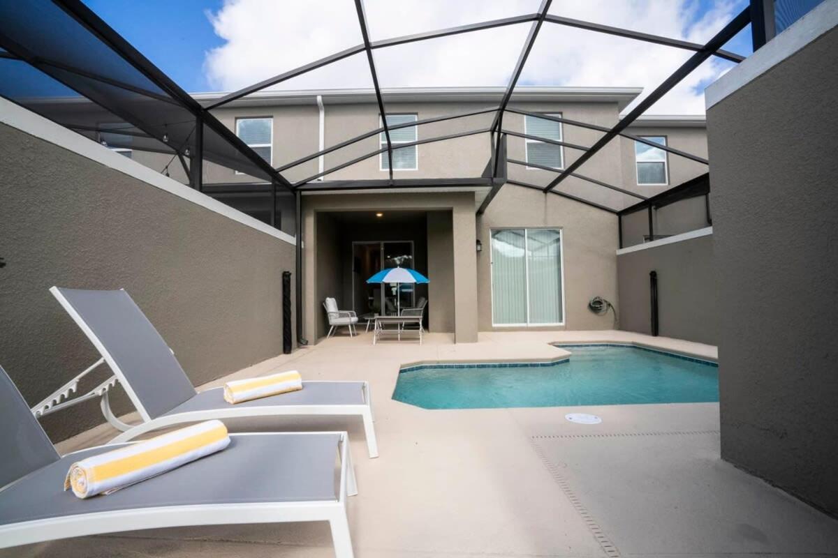 Gorgeous 4 Bedroom W Screened Pool Close To Disney 2653 كيسيمي المظهر الخارجي الصورة