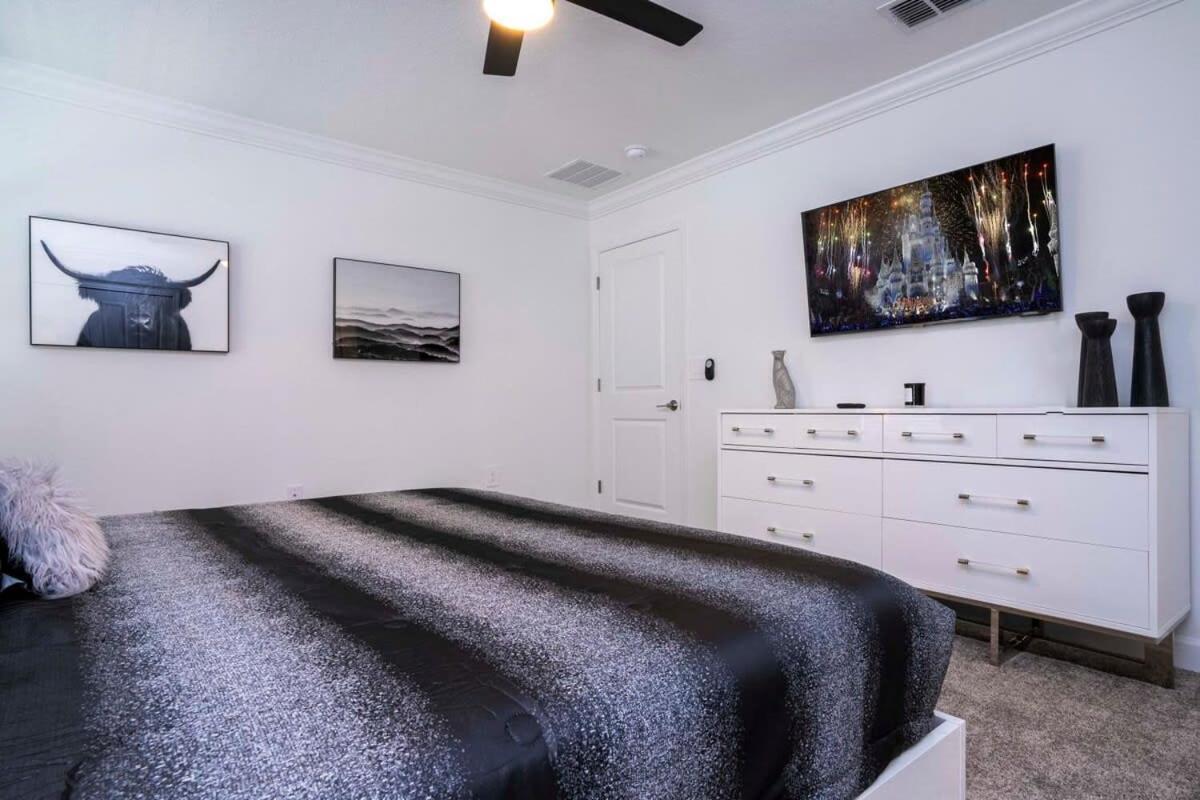 Gorgeous 4 Bedroom W Screened Pool Close To Disney 2653 كيسيمي المظهر الخارجي الصورة
