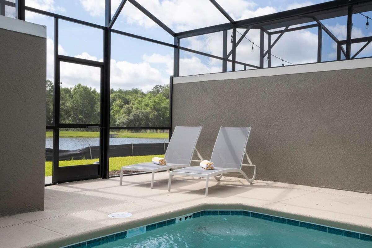 Gorgeous 4 Bedroom W Screened Pool Close To Disney 2653 كيسيمي المظهر الخارجي الصورة